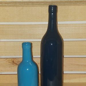 Blue vases